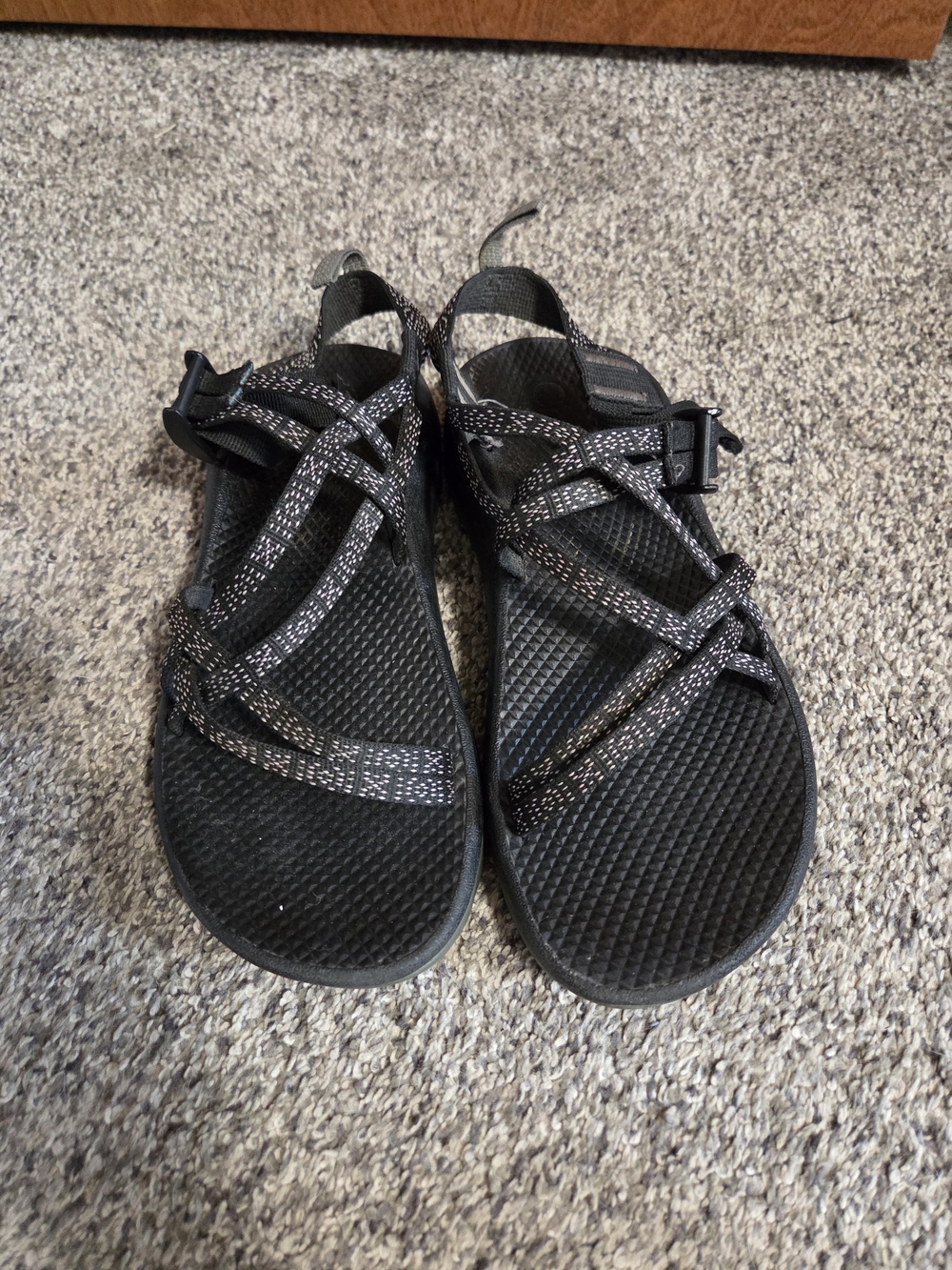 Chaco Women's Black Strappy Sport Sandals